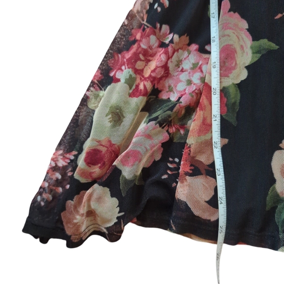 Urban Outfitters Floral Mesh Romper - Picture 3 of 9